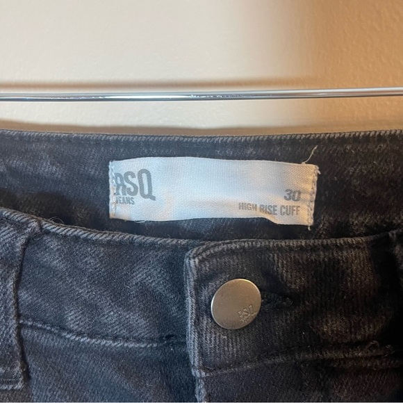 RSQ Dark Wash Jean Shorts - Picture 2 of 7